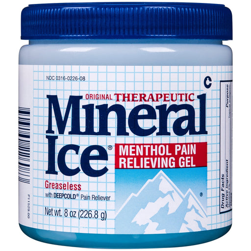 Mineral Ice Mineral Ice Therapeutic Pain Relieving Gel, Cool Recover, Menthol 2%, 8 oz Medicine & Drugs Lavender