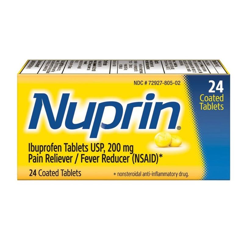 Nuprin Nuprin Coated Ibuprofen Tablets 200mg Health & Beauty Gold