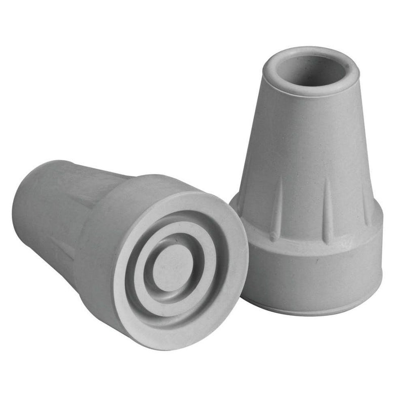 Carex Carex Standard Crutch Tips Grey Crutches White Smoke