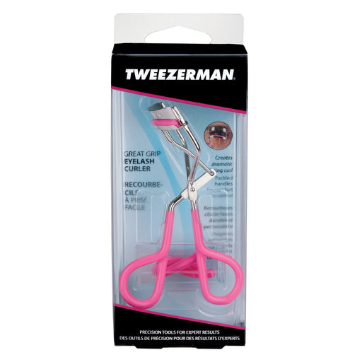 Tweezerman Tweezerman Great Grip Eyelash Curler Neon Pink Eyelash Curlers Black