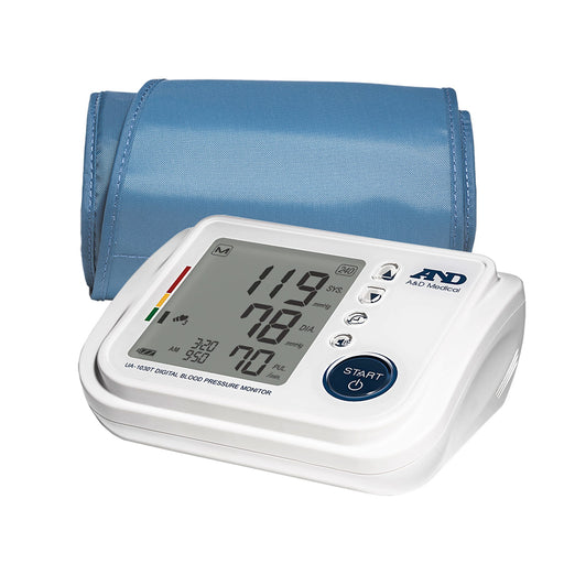 A&D Medical A&D Medical Talking Blood Pressure Monitor, Model UA-1030T Medium Blood Pressure Monitors White Smoke