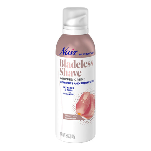 Nair Nair Bladeless Shave Hair Remover Whipped Crme With Rosewater - 5 Oz Hair Removal White Smoke