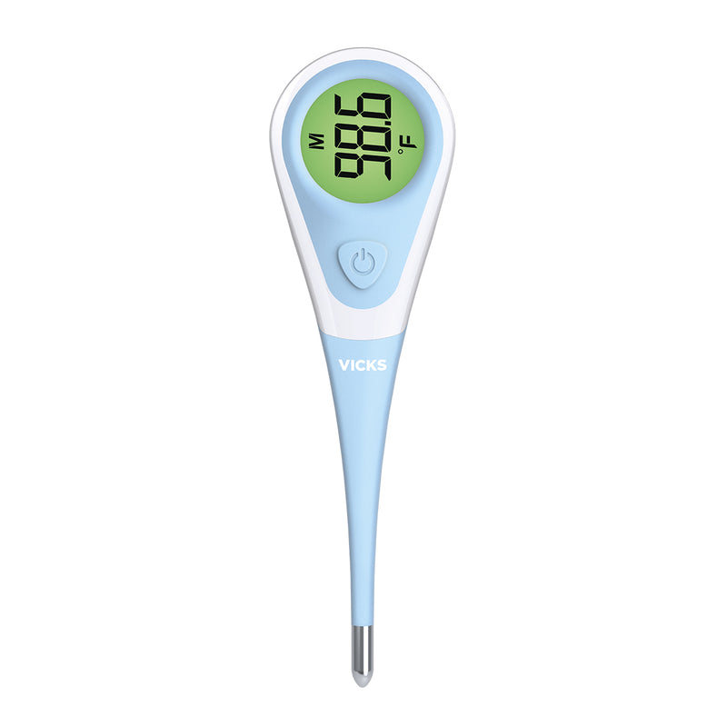 Vicks Vicks ComfortFlex Digital Thermometer with Fever InSight Technology Medical Thermometers White Smoke