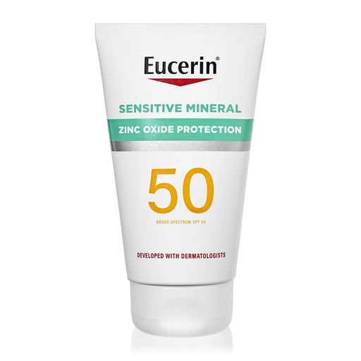 Eucerin Eucerin Sun Sensitive Mineral Sunscreen Lotion - SPF 50, 4 Fl Oz Sunscreen White Smoke