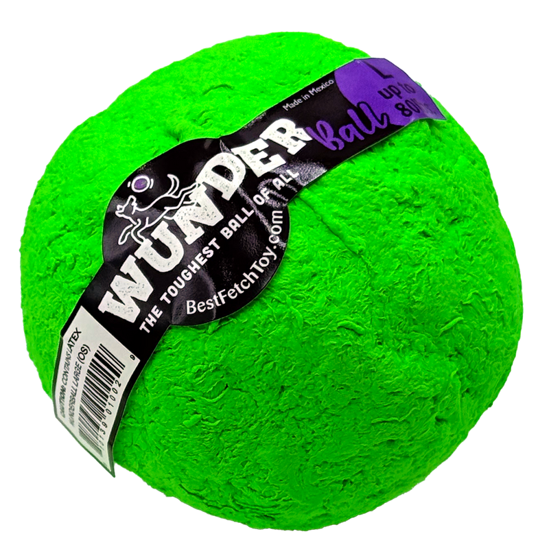 WACKYstore WUNDERball - Best Fetch Toy Black (XL) Over 80 lbs. / Swirl,(XL) Over 80 lbs. / Orange,(XL) Over 80 lbs. / Green,(XL) Over 80 lbs. / Pink,(XL) Over 80 lbs. / Purple,(LARGE) up to 80 lbs. / Swirl,(LARGE) up to 80 lbs. / Orange,(LARGE) up to 80 lbs. / Green,(LARGE) up to 80 lbs. / Pink,(LAR