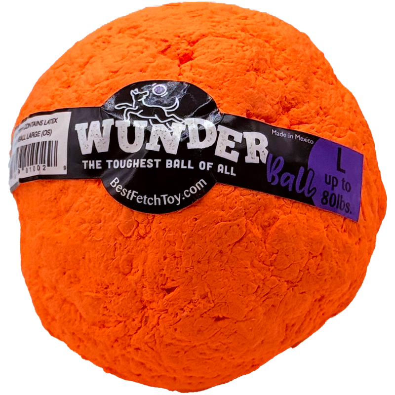 WACKYstore WUNDERball - Best Fetch Toy Black (XL) Over 80 lbs. / Swirl,(XL) Over 80 lbs. / Orange,(XL) Over 80 lbs. / Green,(XL) Over 80 lbs. / Pink,(XL) Over 80 lbs. / Purple,(LARGE) up to 80 lbs. / Swirl,(LARGE) up to 80 lbs. / Orange,(LARGE) up to 80 lbs. / Green,(LARGE) up to 80 lbs. / Pink,(LAR