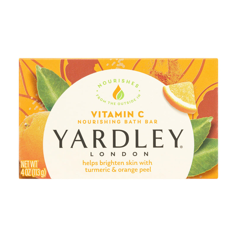 Yardley Yardley London Vitamin C Nourishing Bath Bar – Brightening & Energizing, 4 oz Bath & Body Seashell