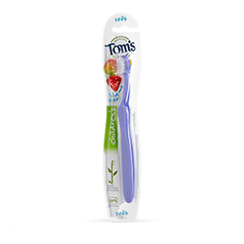 Tom's of Maine Tom's of Maine Toothbrush, Extra Soft, Kid Size Toothbrushes White Smoke
