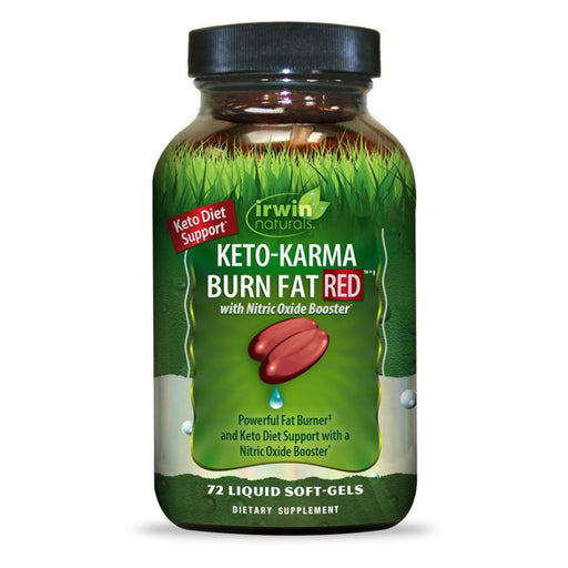 Irwin Naturals Keto-Karma Burn Fat Red Gc 72 Sfg Vitamins & Supplements White Smoke