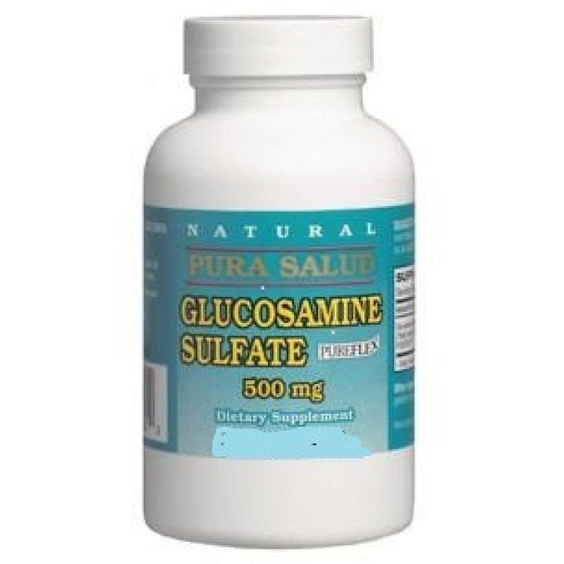 Basic Basic Pura Salud Glucosamine Sulfate, 500 Mg, 120 Caps Vitamins & Supplements White Smoke