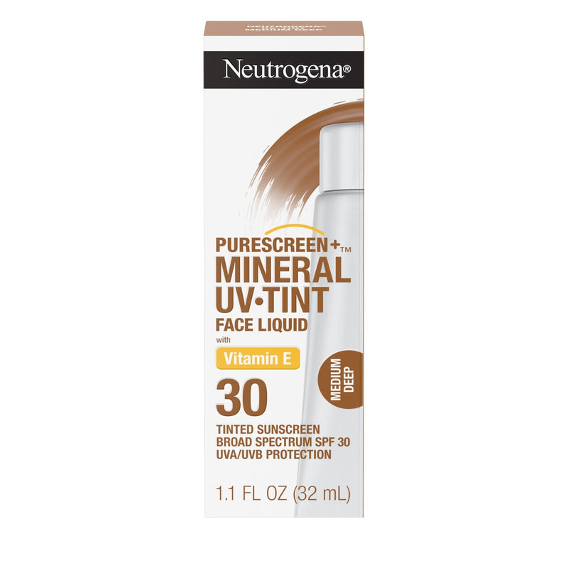 Neutrogena Neutrogena Purescreen Mineral Uv Tinted Face Sunscreen Spf 30 - 1.1 Oz Sunscreen White Smoke