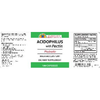 Health Star Health Star® Acidophilus with Pectin Health Care White Smoke