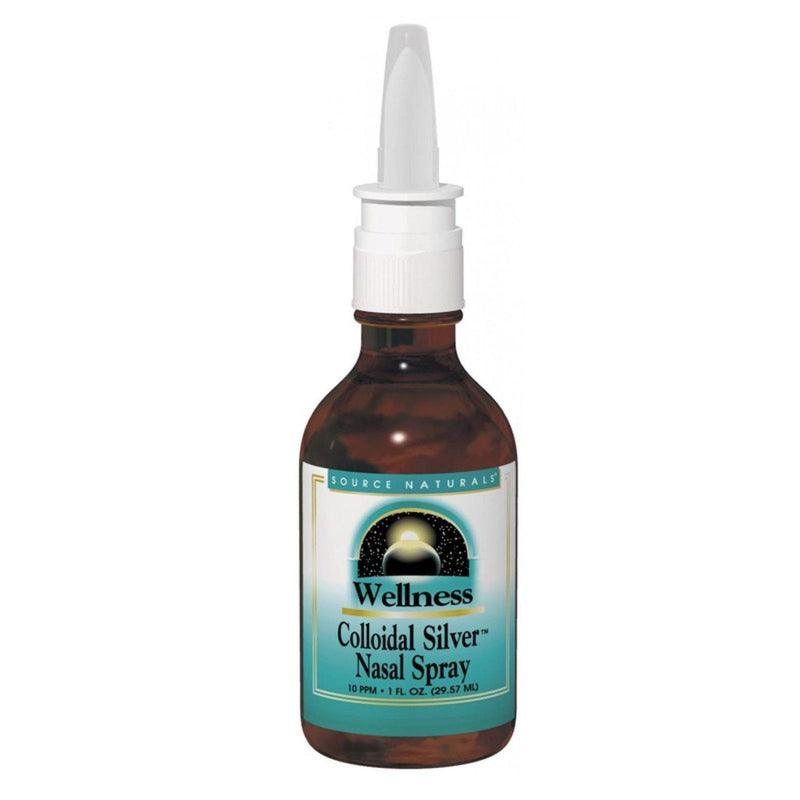 Source Naturals Source Naturals Wellness Colloidal Silver Nasal Spray 10 Ppm 1 Oz Vitamins & Supplements White Smoke