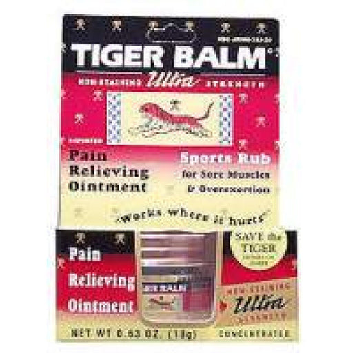 Tiger Balm Tiger Balm Ultra Strength Pain Relieving Ointment Sports Rub Health & Beauty White Smoke