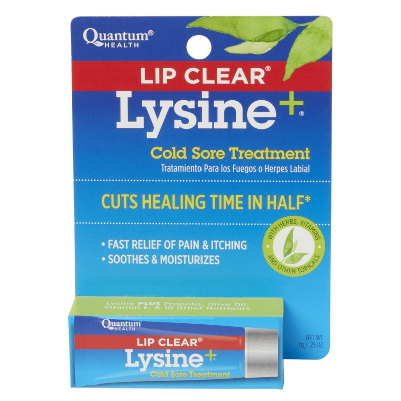 Quantum Health Quantum Health Lysine Plus Cold Sore Treatment Lip Clear Ointment By 0.25 Oz Health & Beauty Dodger Blue