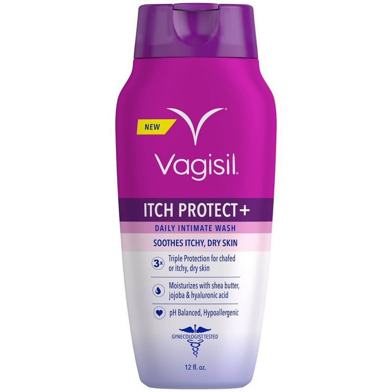 Vagisil Vagisil Itch Protect Plus Feminine Wash, 24-Hour Odor & Itch Protection, 12 fl oz Personal Care White Smoke