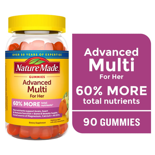Nature Made Nature Made Multivitamin Gummies For Her Tropical Fruit Vitamins & Supplements White Smoke