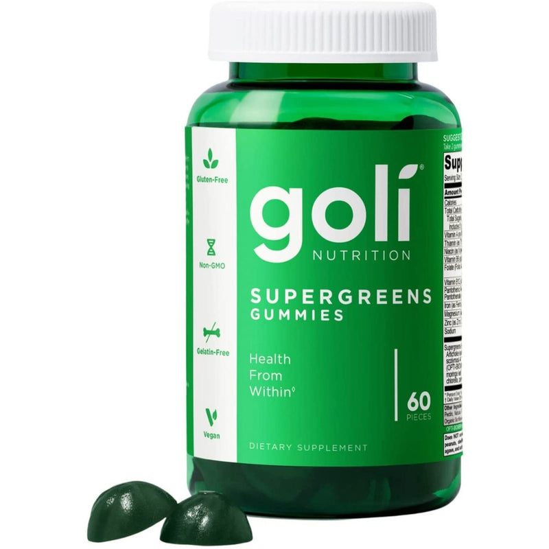 Goli Nutrition Goli Nutrition Vegan Supergreens Gummies Vitamins & Supplements White Smoke