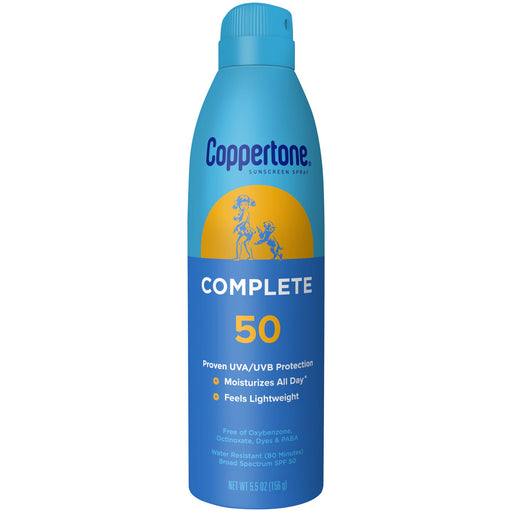 Coppertone Coppertone Complete Sunscreen Spray - SPF 50 - 5.5oz Sunscreen White Smoke