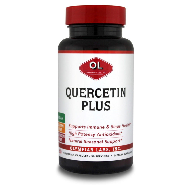Olympian Labs Olympian Labs Quercetin Plus - 1 G - 60 Vegetarian Capsules Vitamins & Supplements White Smoke