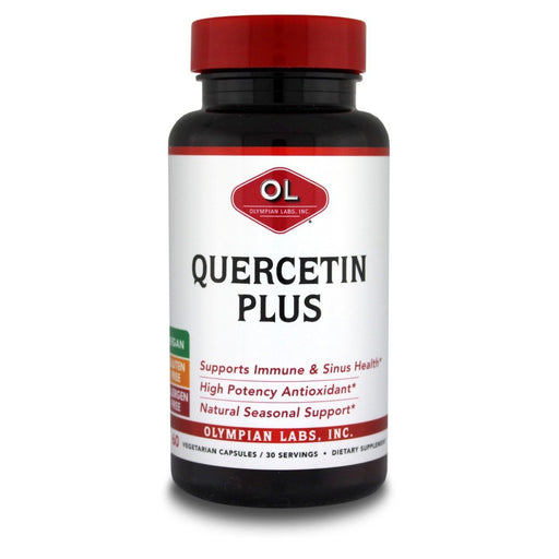 Olympian Labs Olympian Labs Quercetin Plus - 1 G - 60 Vegetarian Capsules Vitamins & Supplements White Smoke