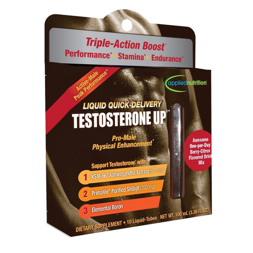 Applied Nutrition Applied Nutrition Liquid Quick Testosterone Up Supplements - 10ct Vitamins & Supplements White Smoke