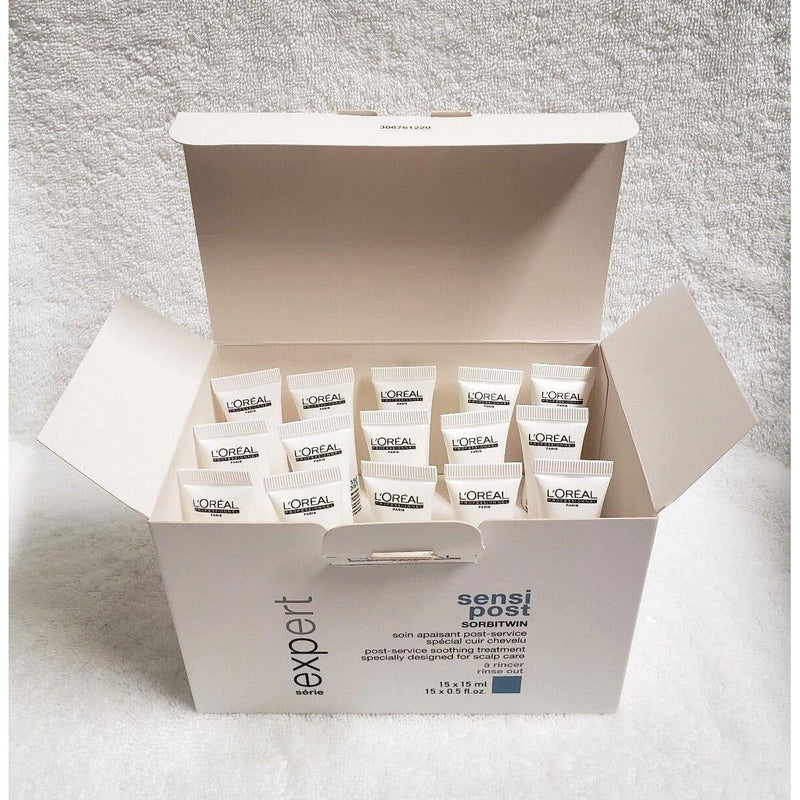 L'Oréal L'Oréal Loreal Sensi Post Sorbitwin Smoothing Treatment Rinse Out 15 Tubes 0.5 Oz Each Hair Care Lavender
