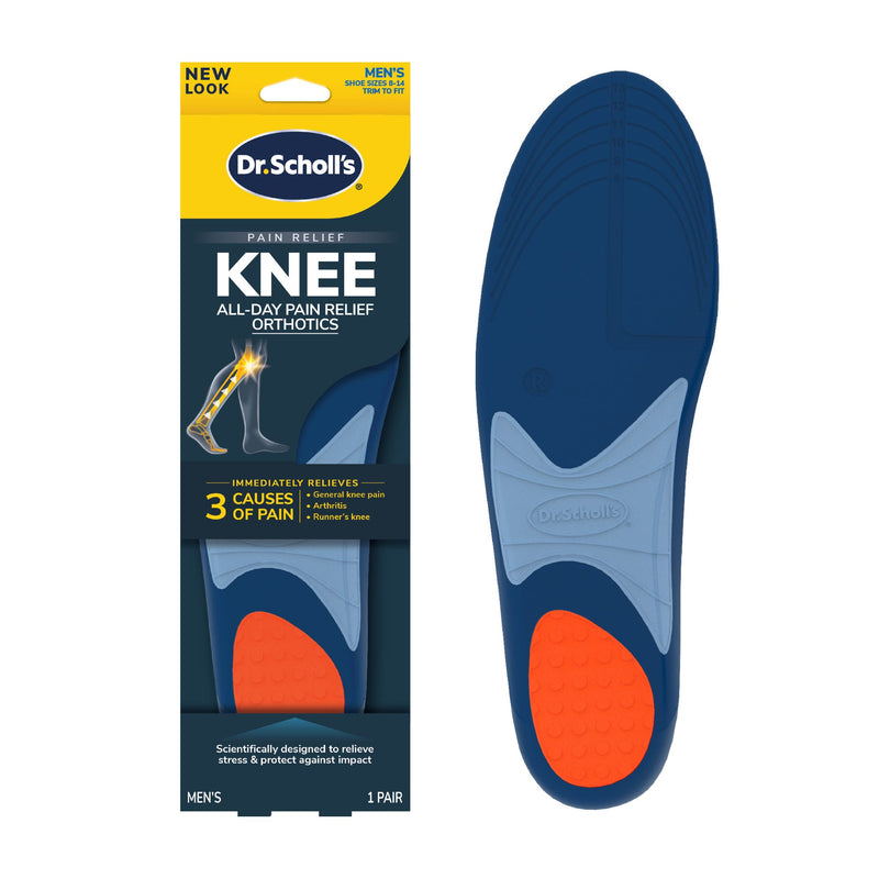 Dr. Scholl's Dr. Scholl's® Knee Pain Relief Orthotics – Men's Size 8-14 Foot Care White Smoke