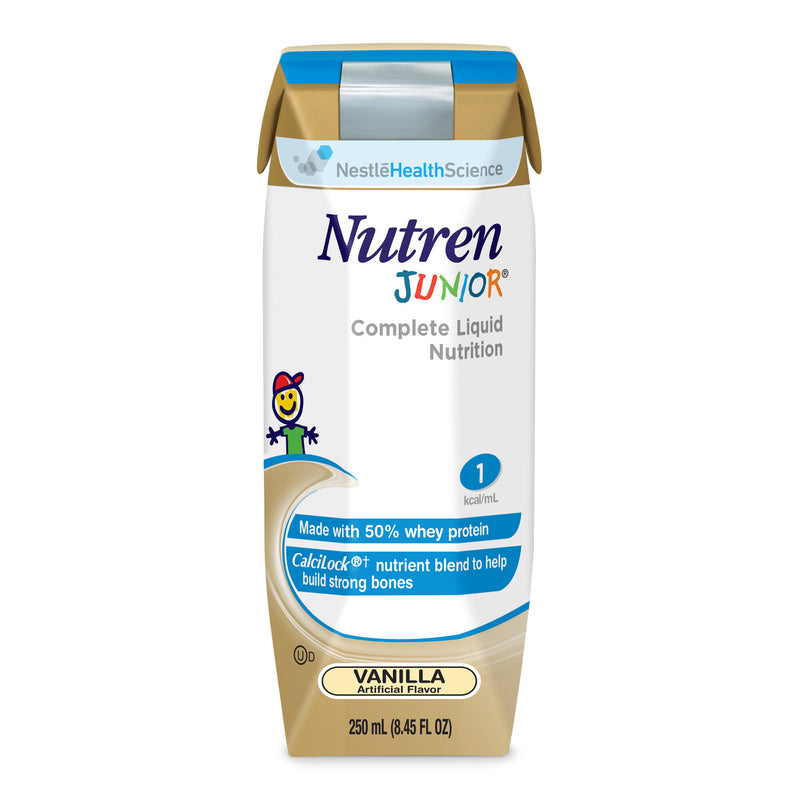 Nestle Nestle Nutren Junior Vanilla -brickpacks- Case Of 24, 8.45 FL OZ Each Baby Formula White Smoke