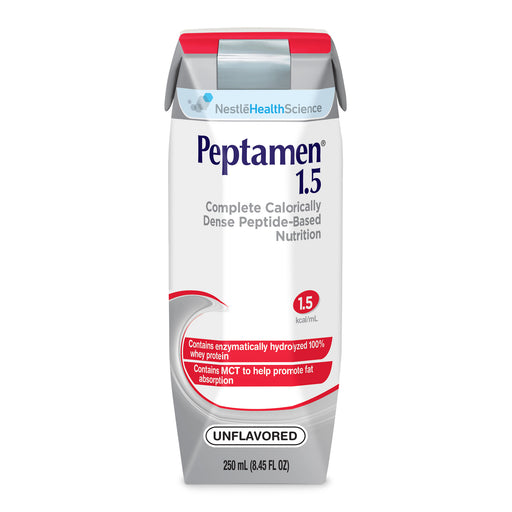 Nestle Nestle Peptamen 1.5 Tube Feeding Formula, 8.45-ounce Carton, 1 Case Of 24 Medical Supplies White Smoke