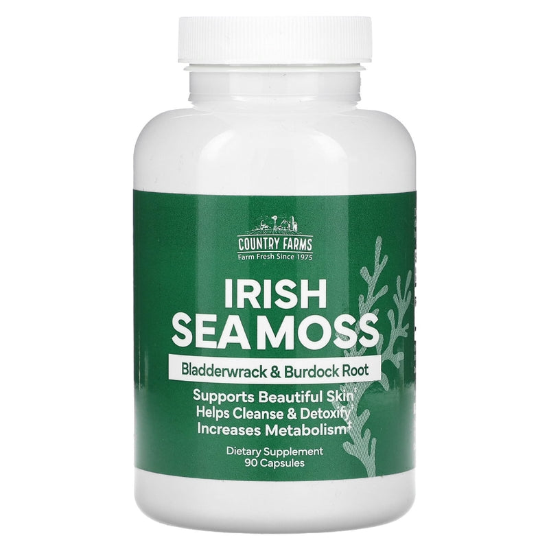 Country Farms Country Farms Irish Sea Moss Capsules 90Ct Vitamins & Supplements Lavender