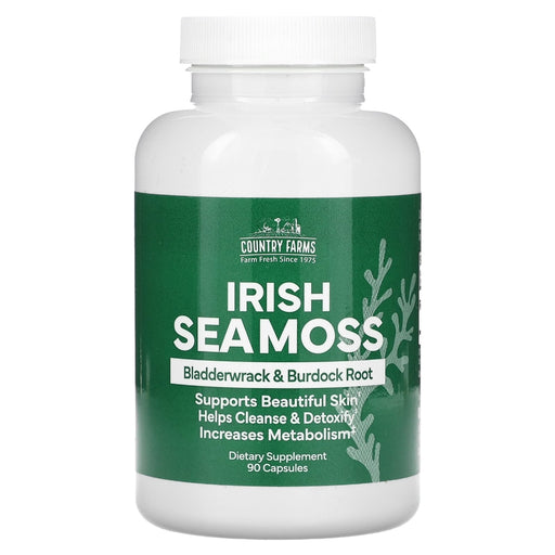 Country Farms Country Farms Irish Sea Moss Capsules 90Ct Vitamins & Supplements Lavender