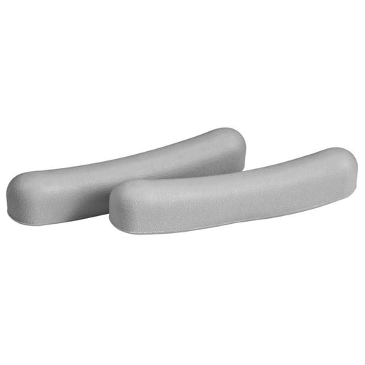 Carex Carex Gray Rubber Crutch Pads, 1 Pair – Universal Underarm Replacement Pads (2" x 6") Mobility & Accessibility White Smoke