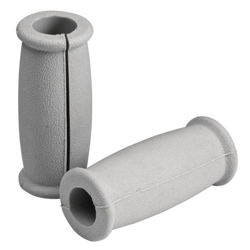 Carex Carex Crutch Handgrips, Solid Grey Crutches White Smoke