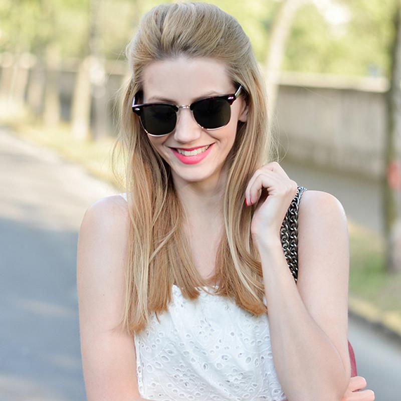 zeroUV Indie Half Frame Horned Rim Vintage Inspired Sunglasses 2934 Sunglasses Dark Gray Black Silver Smoke,Tortoise Gold Smoke,Black Gold Smoke,Tortoise Gold Amber,Tortoise Gold G15,Matte Black G15,Black Gold G15,Black Gold Lavender,Black Brown