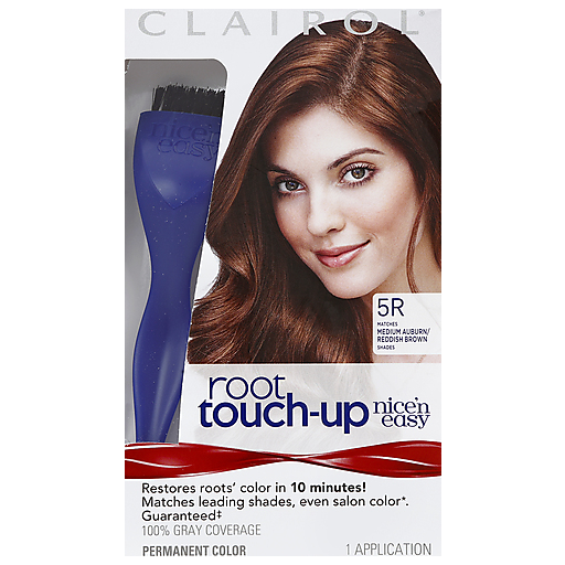 Nice N Easy Nice N Easy Root Touch-Up Permanent Color, Matches Medium Auburn/Reddish Brown Shades 5R Hair Color Lavender