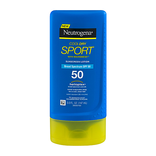 Neutrogena Neutrogena Cooldry Sport Sunscreen Lotion Broad Spectrum - SPF 50 - 5 Fl Oz Sunscreen Dark Cyan