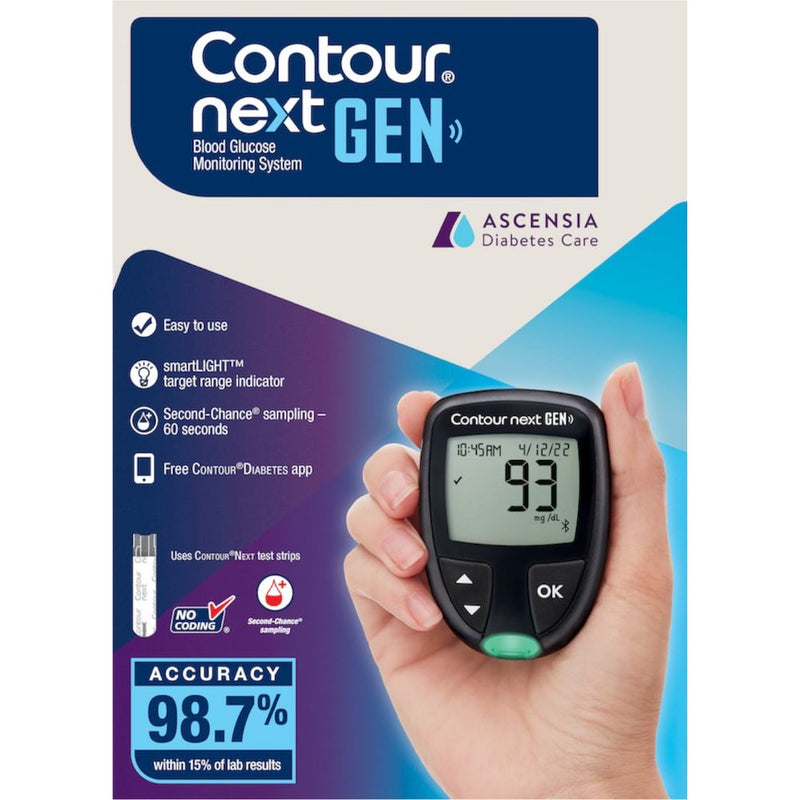 Contour Contour Next Gen Blood Glucose Monitoring System Health Care Antique White