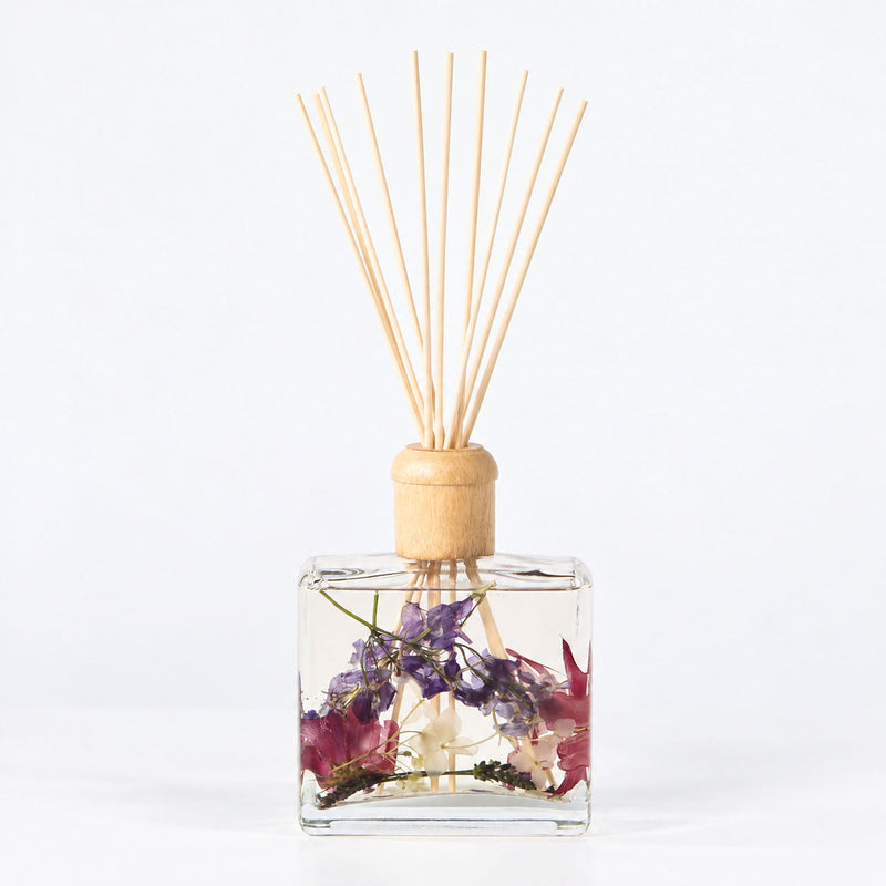 Rosy Rings Signature Botanical Reed Diffuser - Roman Lavender 13oz Botanical Diffuser White Smoke