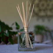 Rosy Rings Accent Botanical Reed Diffuser - Forest 4oz Botanical Diffuser Dim Gray
