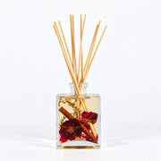 Rosy Rings Accent Botanical Reed Diffuser - Spicy Apple 4oz Botanical Diffuser White Smoke