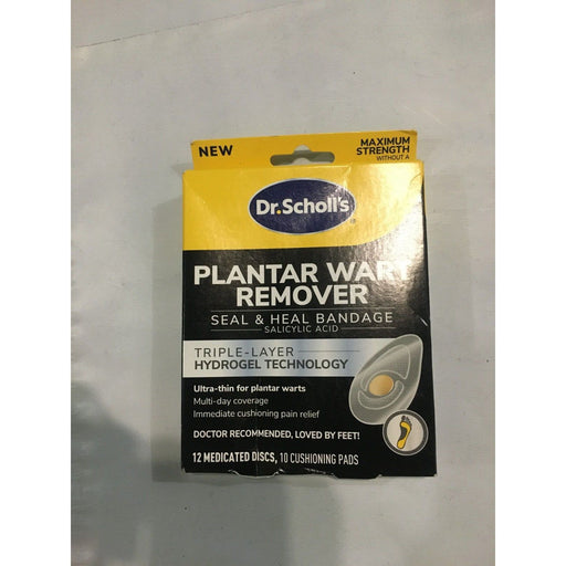 Dr. Scholl's Dr. Scholl's Plantars Wart Remover Seal & Heal Bandage Health Care Dark Gray