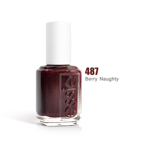 Essie Essie Nail Polish 0487 Berry Naughty Nail Polishes White Smoke