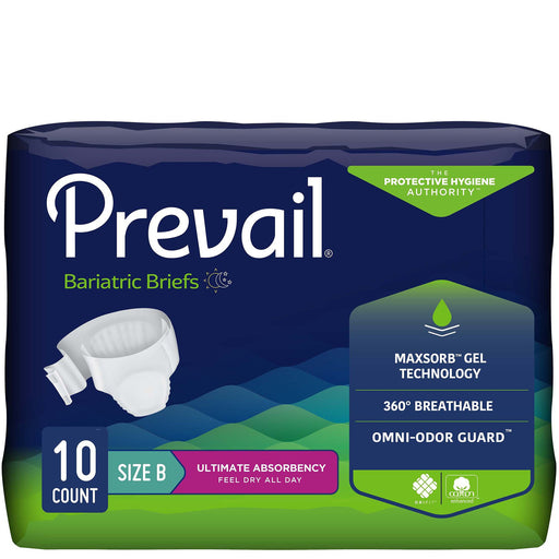 First Quality Prevail® Bariatric Adult Incontinence Briefs – Size B (4 Count) Bicycle Shorts & Briefs Midnight Blue