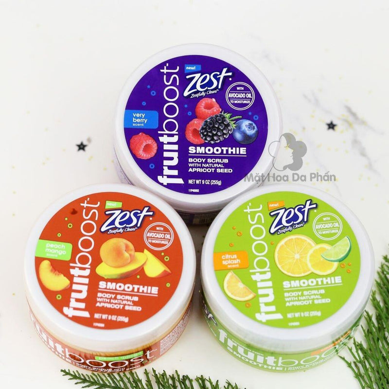 Zest Zest Fruitboost Smoothie Body Scrub Citrus Splash Skin Care Lavender