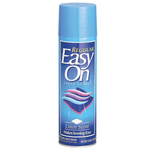 Easy On Easy On Speed Starch Crisp Linen Scent Spray 20 Oz. Aerosol Can Laundry Detergent Sky Blue