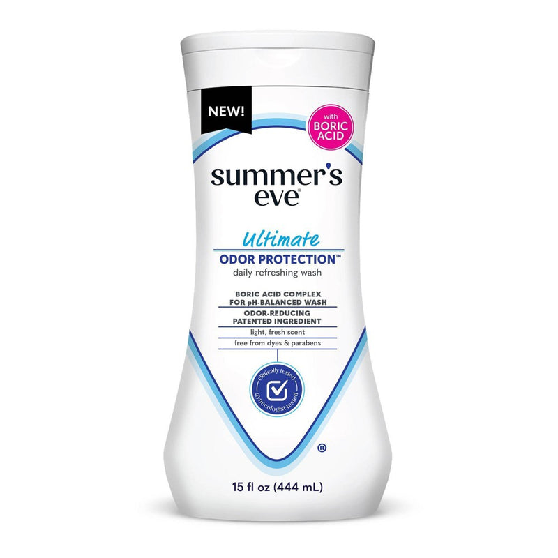 Summer's Eve Summer's Eve Daily Refreshing Wash, Odor Protection, Ultimate 15 Fl Oz Bath & Body White Smoke
