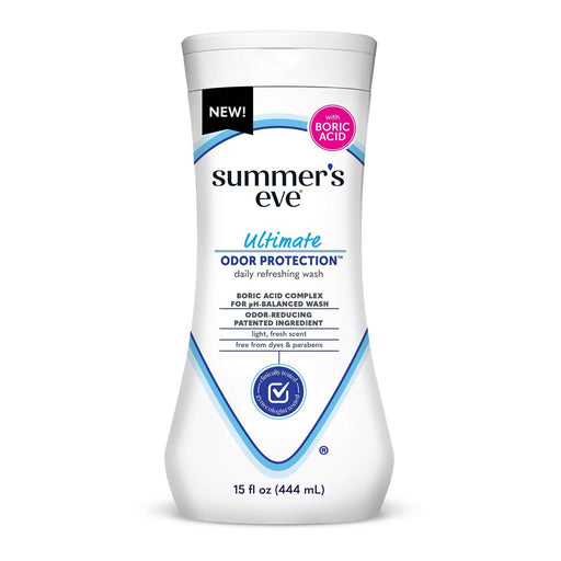 Summer's Eve Summer's Eve Daily Refreshing Wash, Odor Protection, Ultimate 15 Fl Oz Bath & Body White Smoke