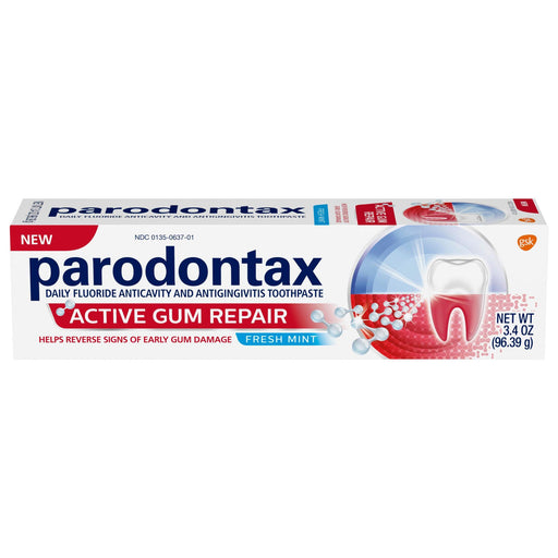 Parodontax Parodontax Active Gum Repair Toothpaste - Fresh Mint - 3.4oz Toothpaste White Smoke