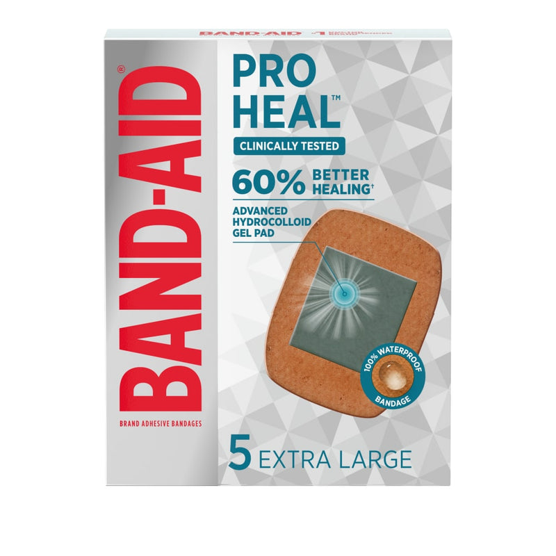 Band-Aid Band-Aid  Pro Hea Adhesive  Bandages Extra Large 6Ea Medical Tape & Bandages Light Gray
